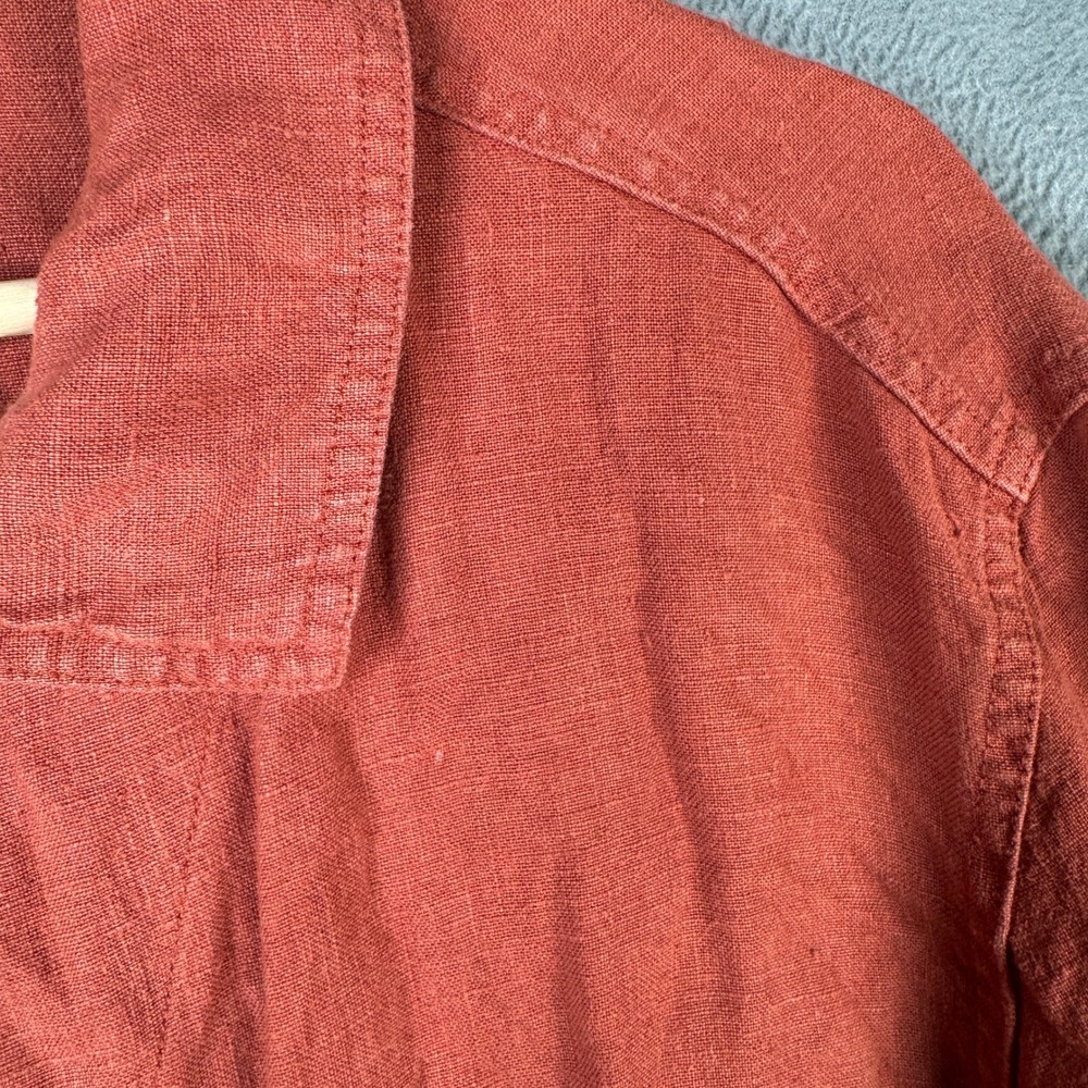 Taylor Stitch The Ojai Jacket in Rust 100% Hemp Chore Coat Mens 42 Large - Picture 4 of 8